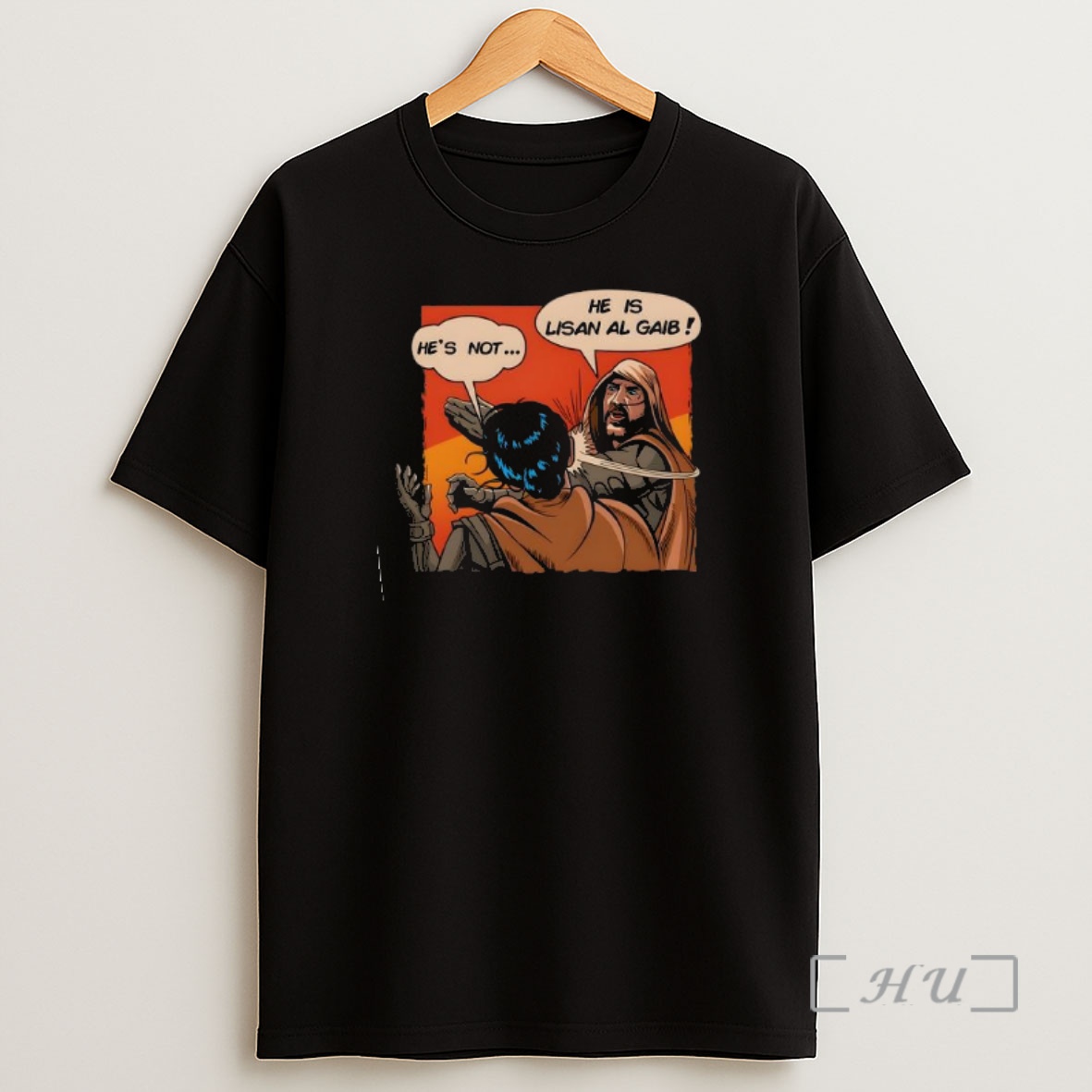 Officials Stilgar Dune Batman Slapping Robin Hes Not He Is Lisan Al Gaib Funny Premium Shirt Sweatshirt Tee