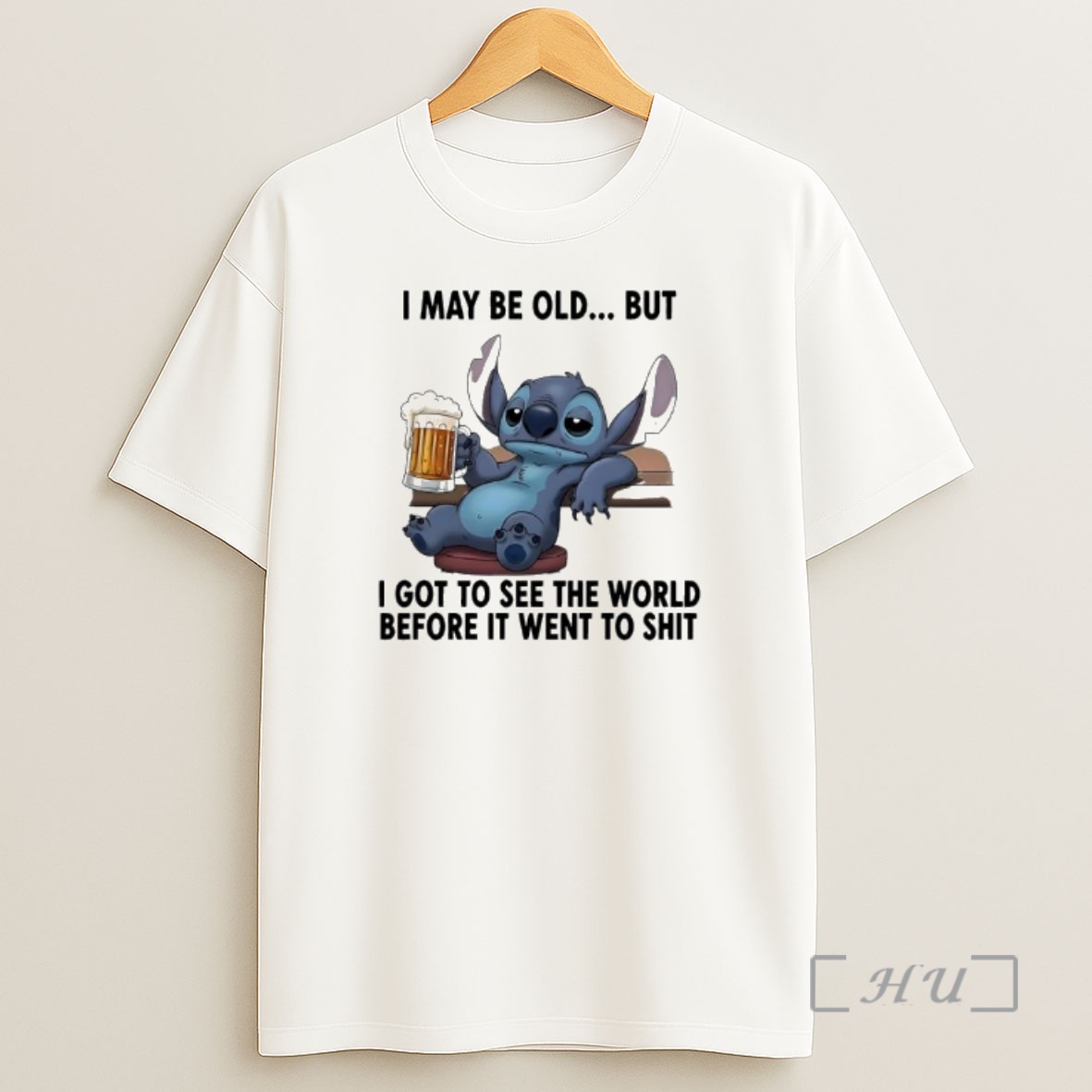 Officials Stitch Beer I May Be Old But I Got To See The World Before It Went To Shit Premium Shirt Sweatshirt Tee