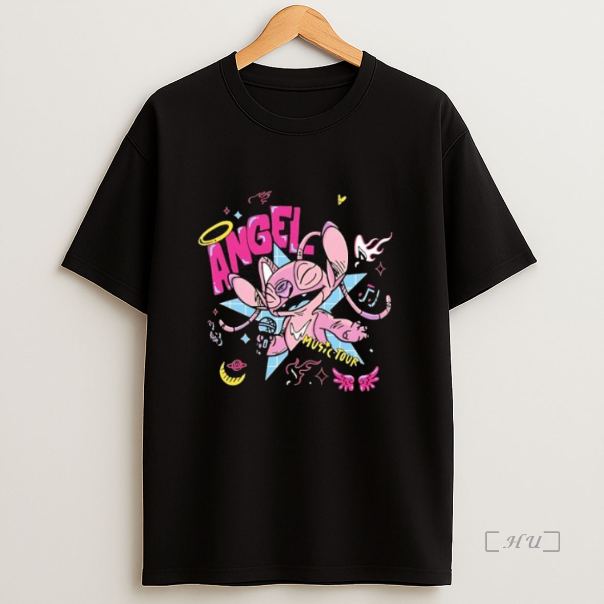 Officials Stitch Disney Angel Music Tour Premium Shirt Sweatshirt Tee