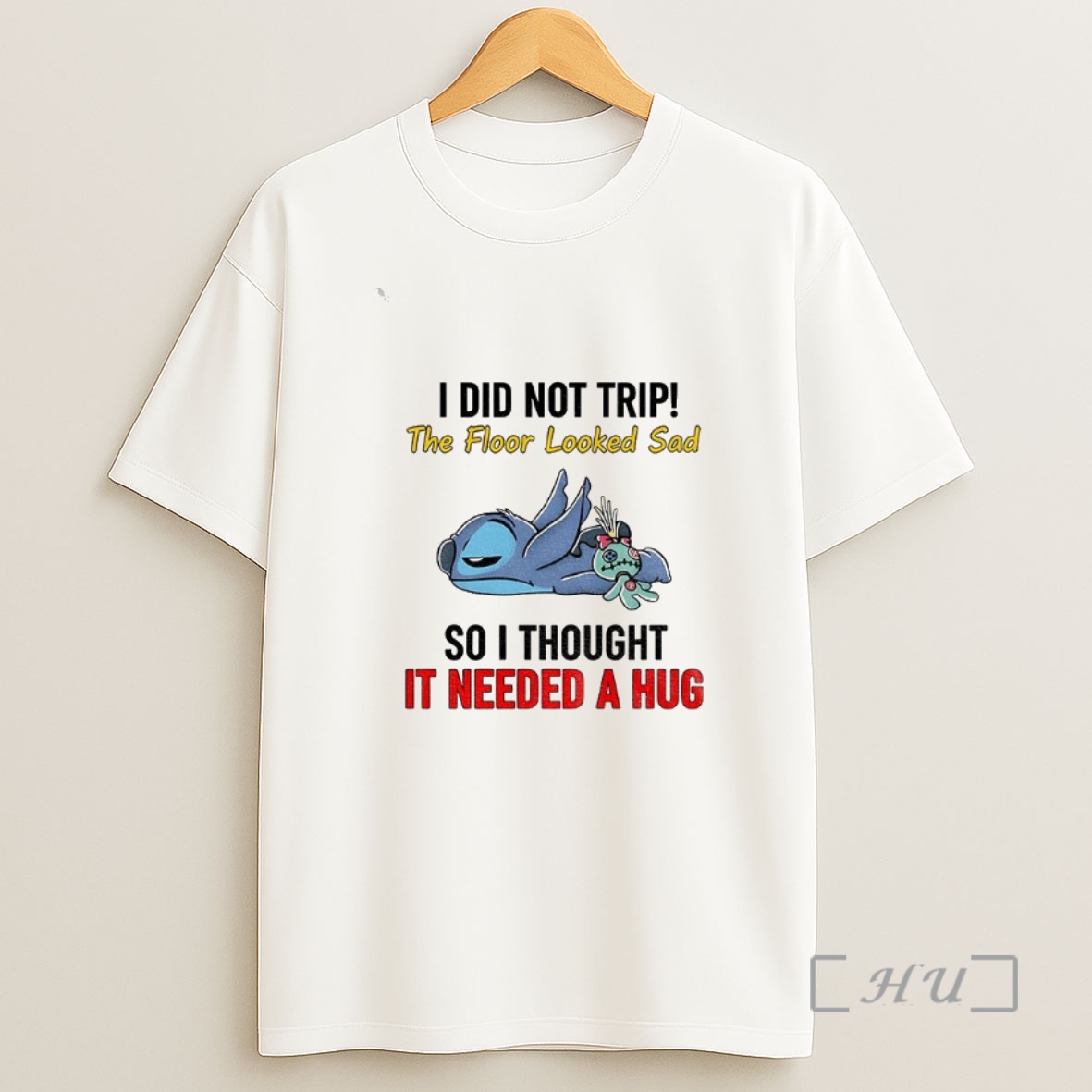 Officials Stitch I Did Not Trip The Floor Looked Sad So I Thought It Needed A Hug Premium Shirt Sweatshirt Tee