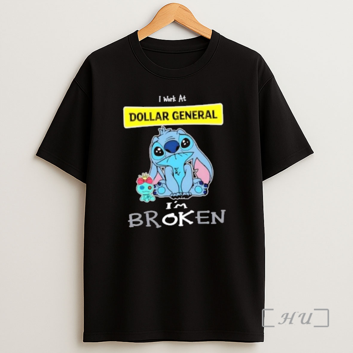 Officials Stitch I Work At Dollar General Im Broken Premium Shirt Sweatshirt Tee