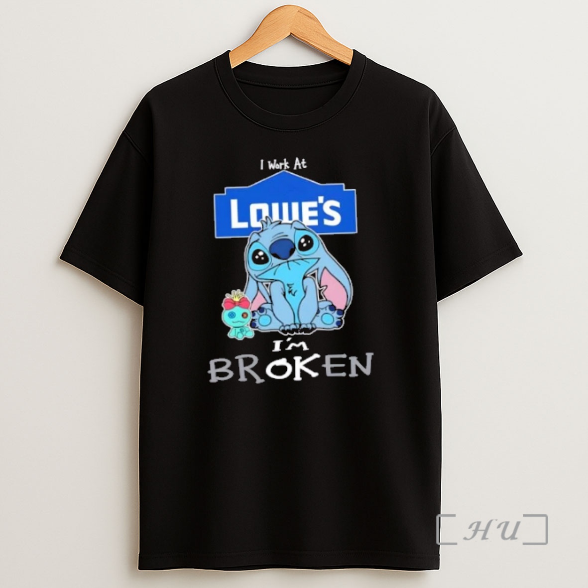 Officials Stitch I Work At Lowes Im Broken Premium Shirt Sweatshirt Tee