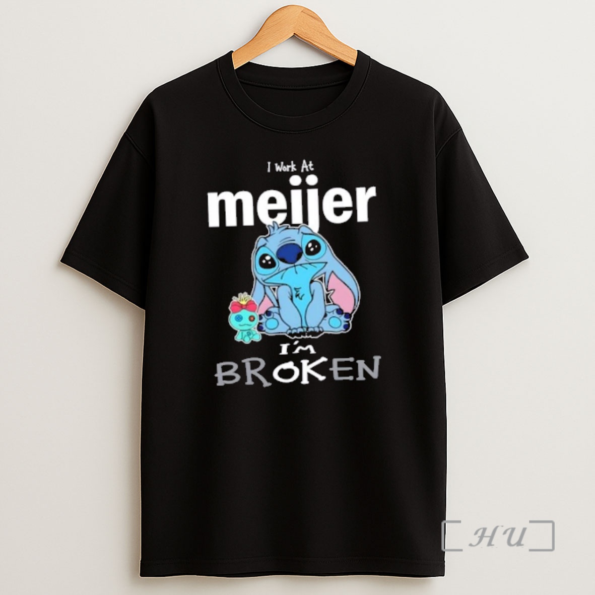 Officials Stitch I Work At Meijer Im Broken Premium Shirt Sweatshirt Tee