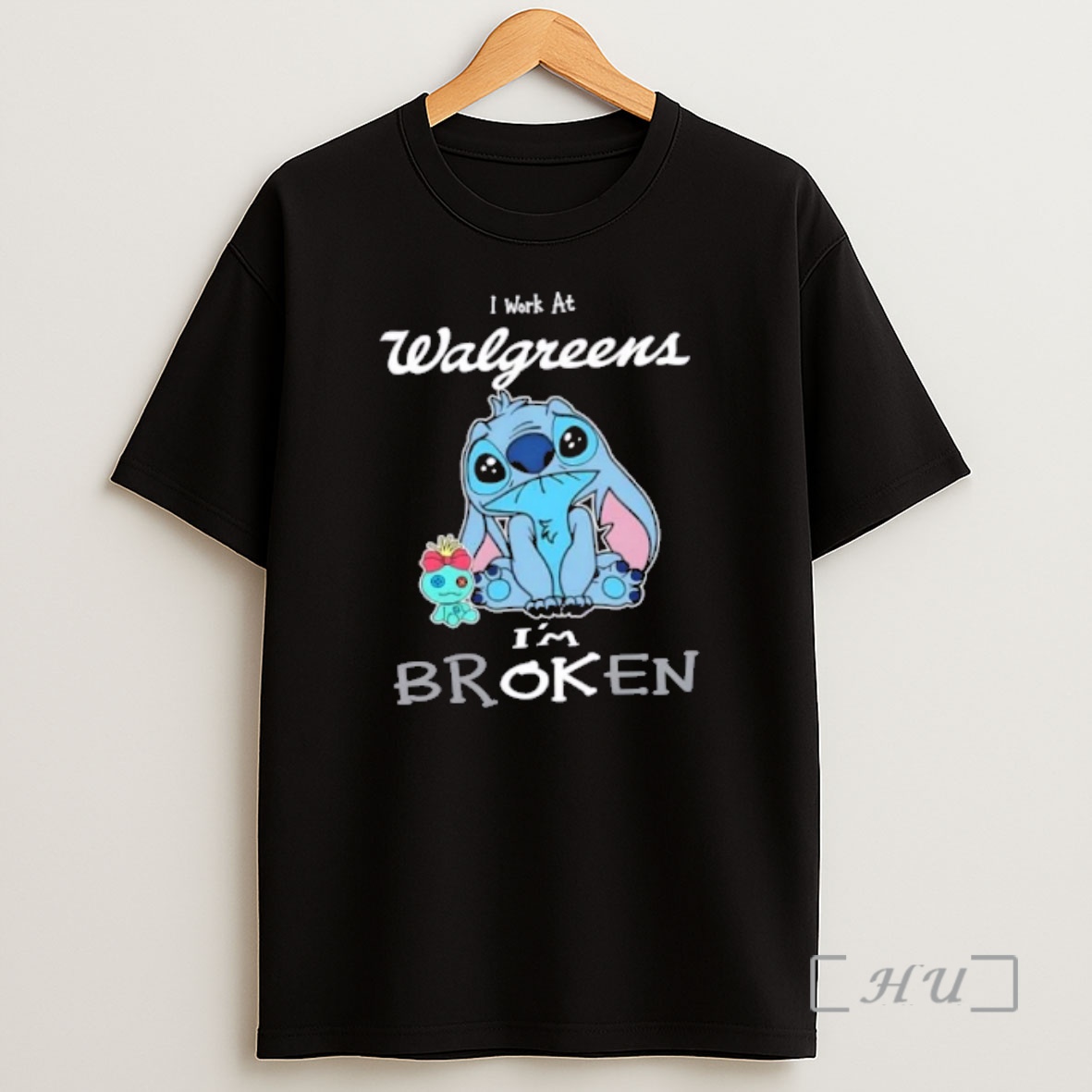 Officials Stitch I Work At Walgreens Im Broken Premium Shirt Sweatshirt Tee