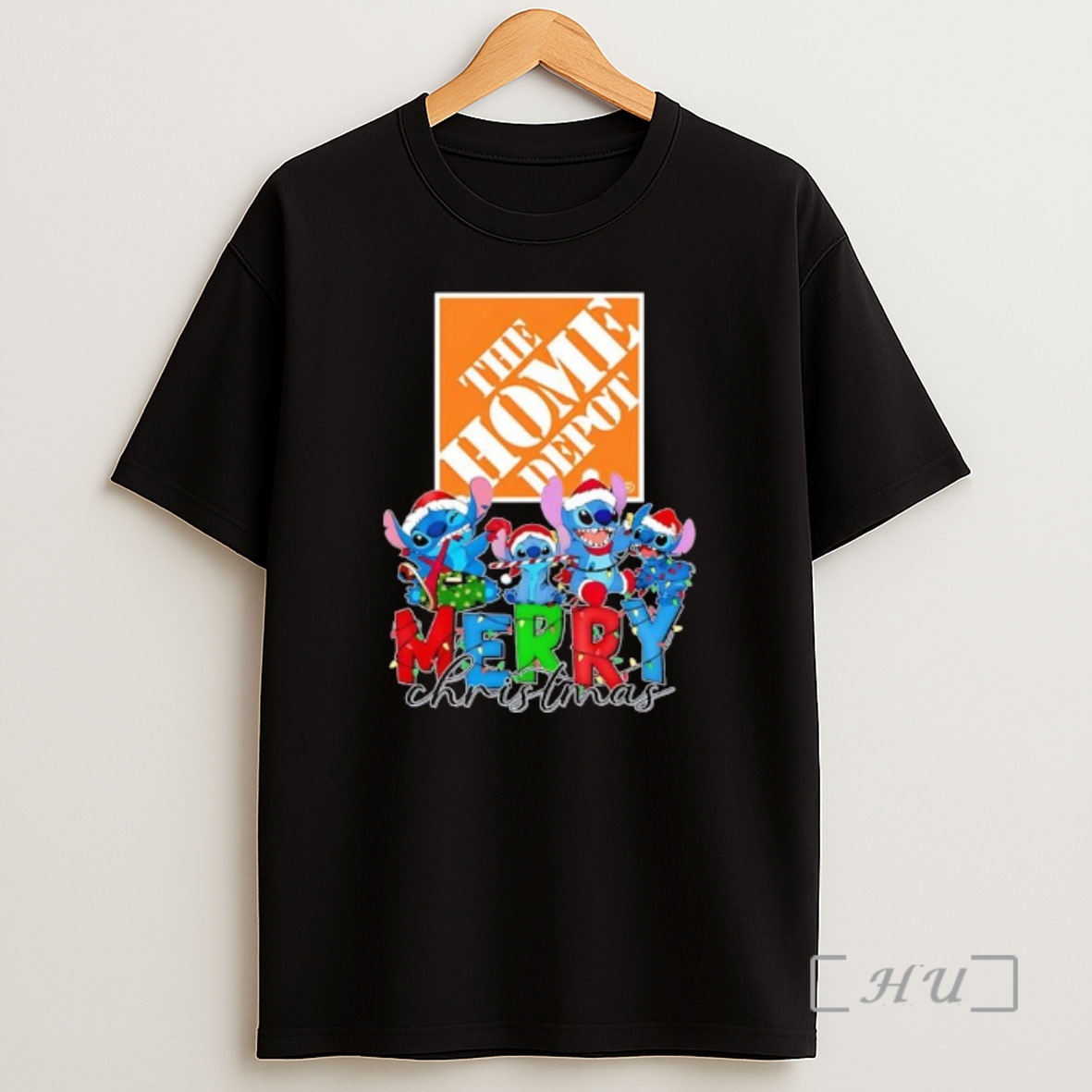 Officials Stitch Merry Christmas X The Home Depot Logo Premium Shirt Sweatshirt Tee