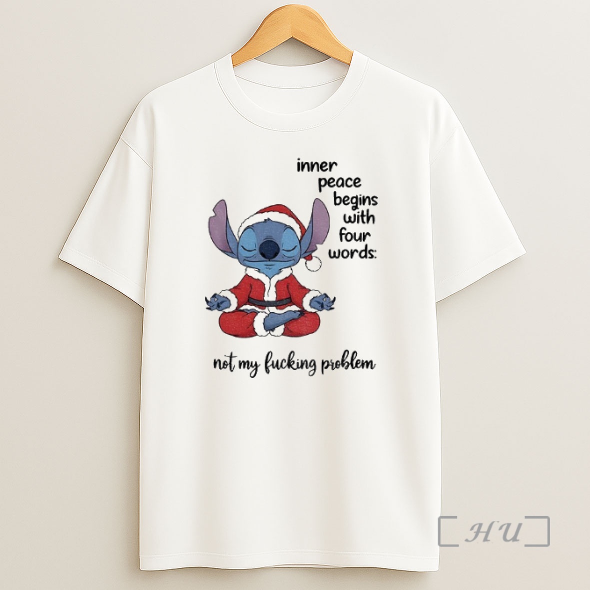Officials Stitch Santa Inner Peace Begins With Four Words Not My Fucking Problem Christmas Premium Shirt Sweatshirt Tee