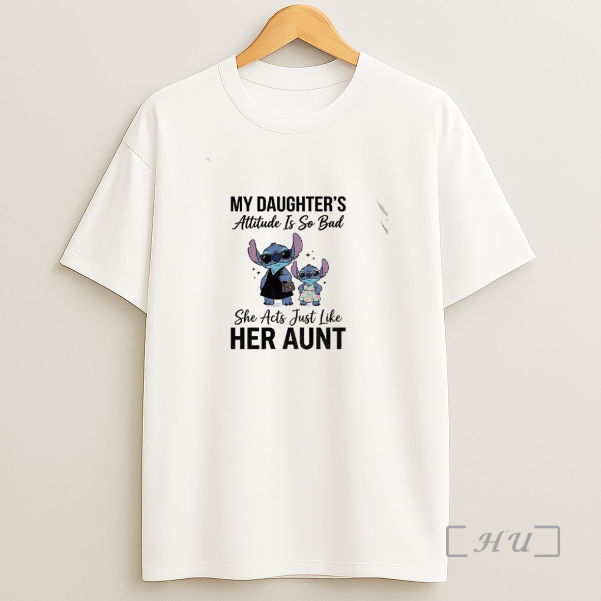 Officials Stitch My Daughters Attitude Is So Bad She Acts Just Like Her Aunt Premium Shirt Sweatshirt Tee