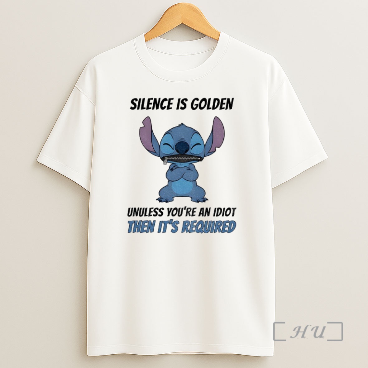 Officials Stitch Silence Is Golden Unless Youre An Idiot Then Its Required Premium Shirt Sweatshirt Tee