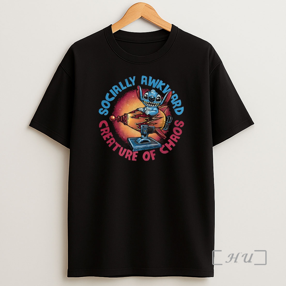 Officials Stitch Socially Awkward Creature Of Chaos Premium Shirt Sweatshirt Tee