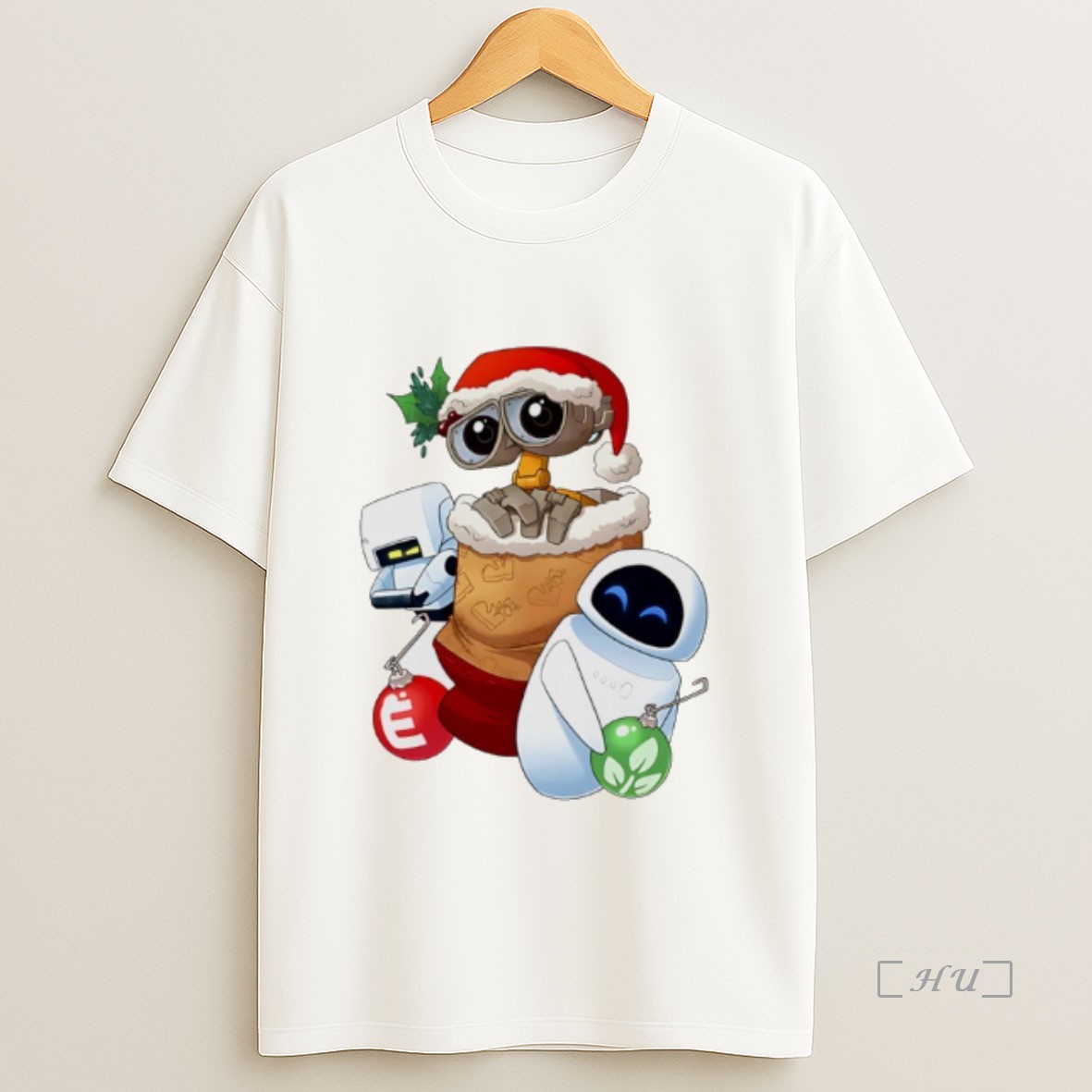 Officials Stocking Stuffer Robot Friends Wall E Eve Christmas Premium Shirt Sweatshirt Tee