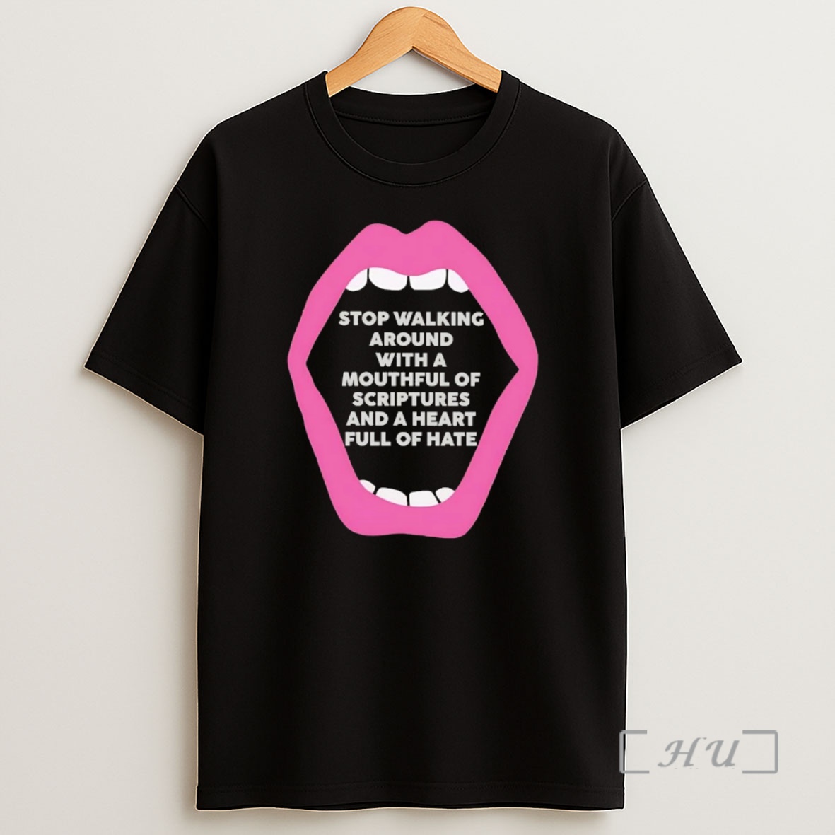 Officials Stop Walking Around With Mouthful Of Scriptures A Heart Full Of Hate Premium Shirt Sweatshirt Tee