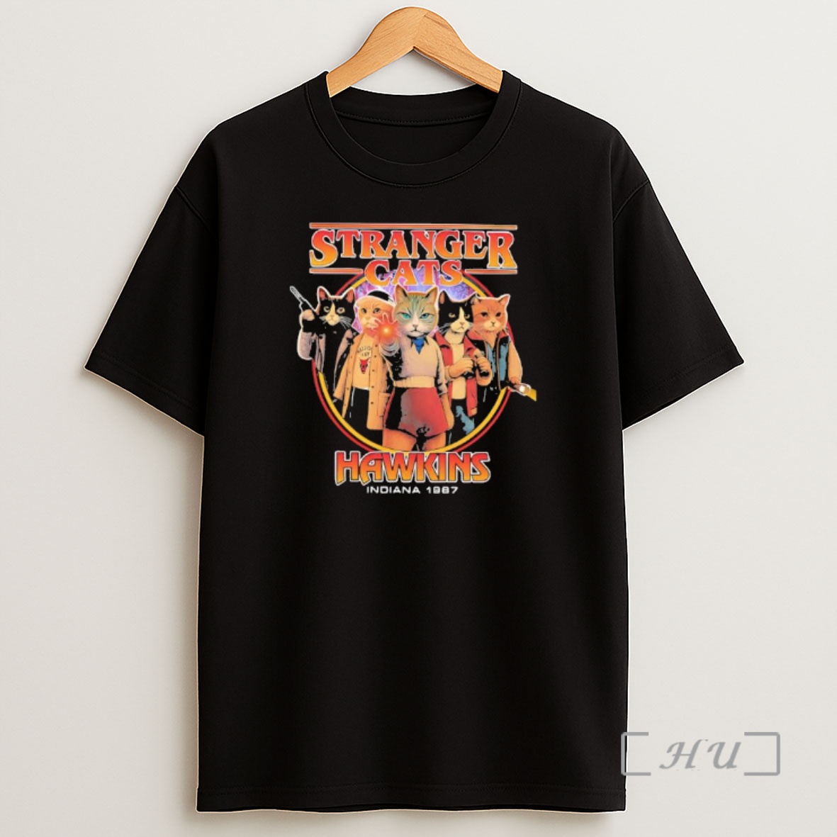 Officials Stranger Cats Hawkins Indiana 1987 Premium Shirt Sweatshirt Tee