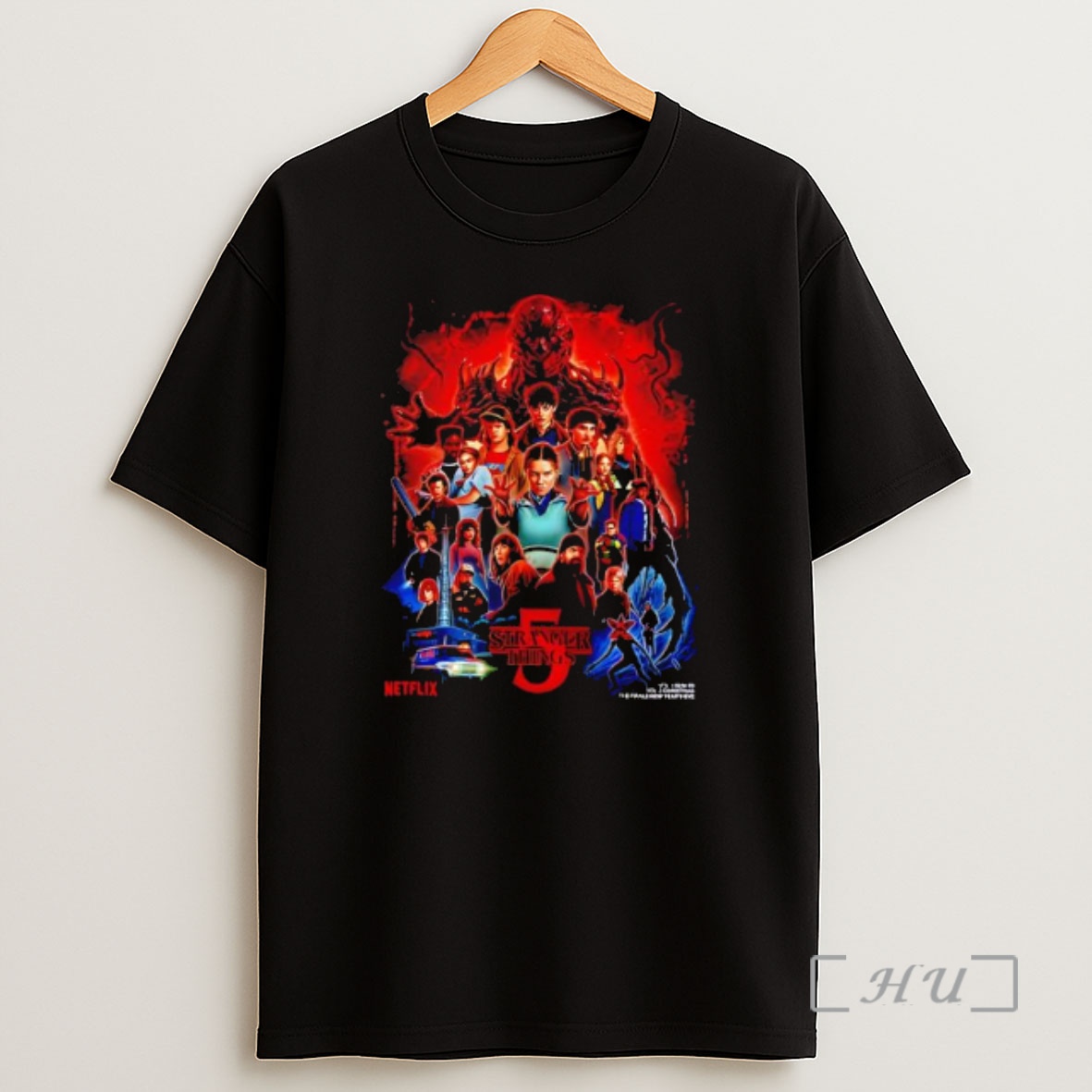 Officials Stranger Things 5 Netflix Series Cast Premium Shirt Sweatshirt Tee