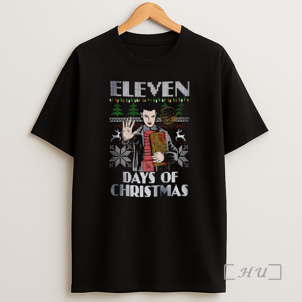 Officials Stranger Things Eleven Days Of Christmas 2025 Premium Shirt Sweatshirt Tee