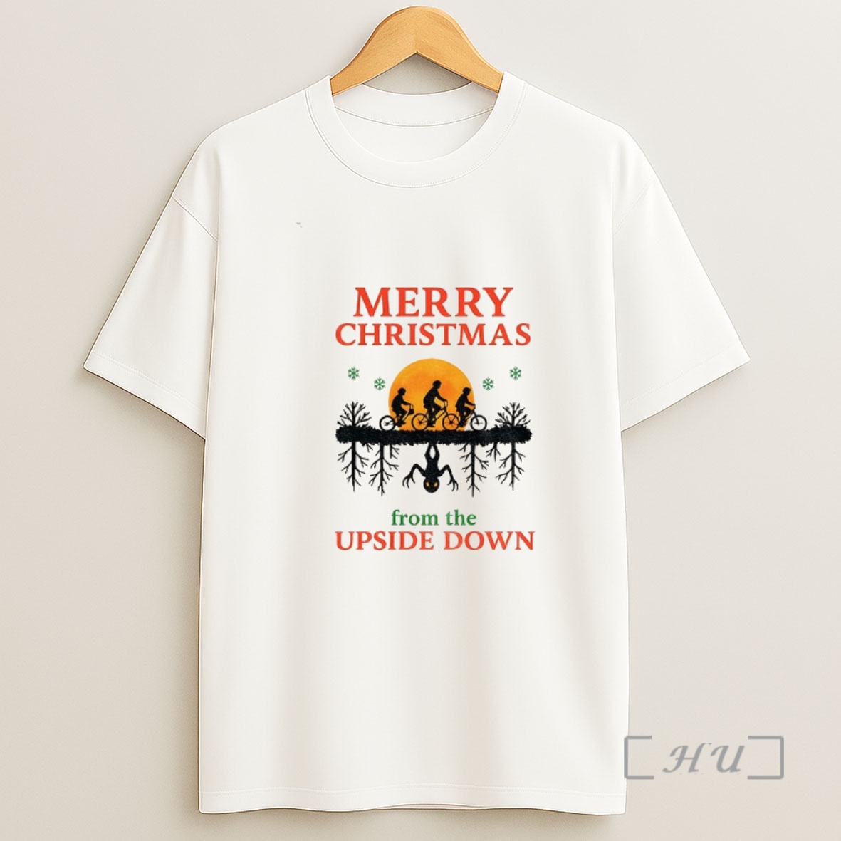 Officials Stranger Things Merry Christmas From The Upside Down Premium Shirt Sweatshirt Tee