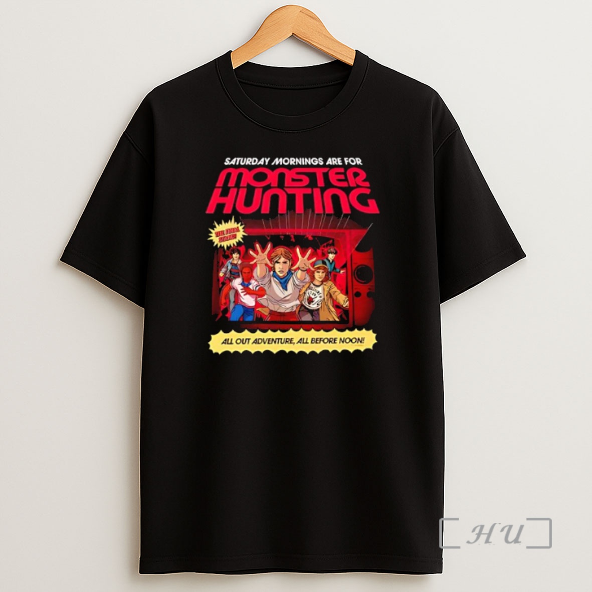 Officials Stranger Things Saturday Mornings Are For Monster Hunting Premium Shirt Sweatshirt Tee