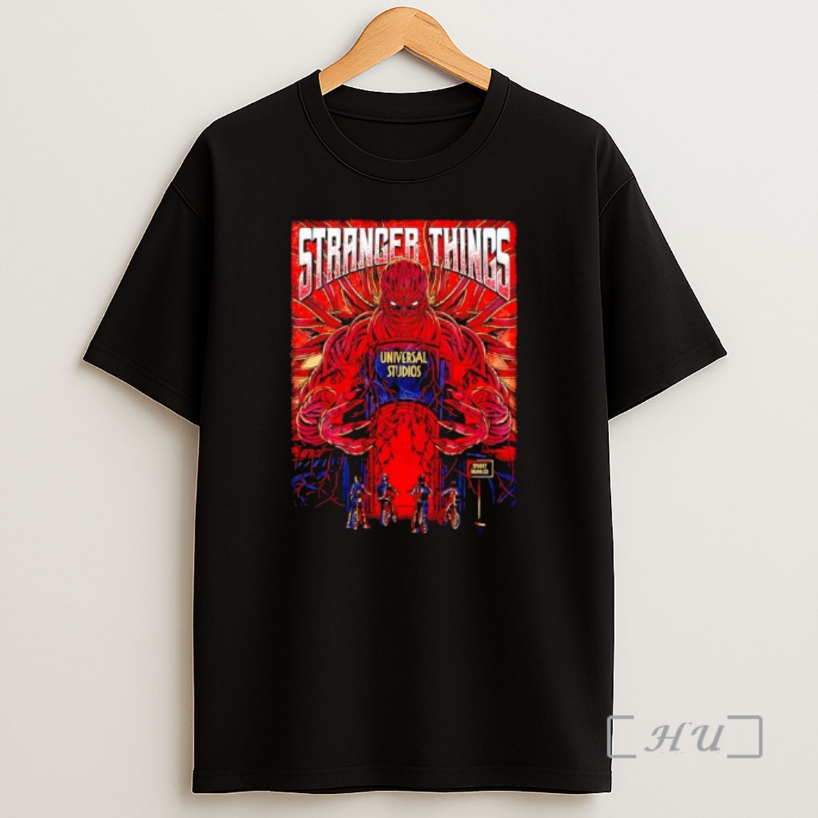 Officials Stranger Things Universal Studios Spooky Mama Co Premium Shirt Sweatshirt Tee