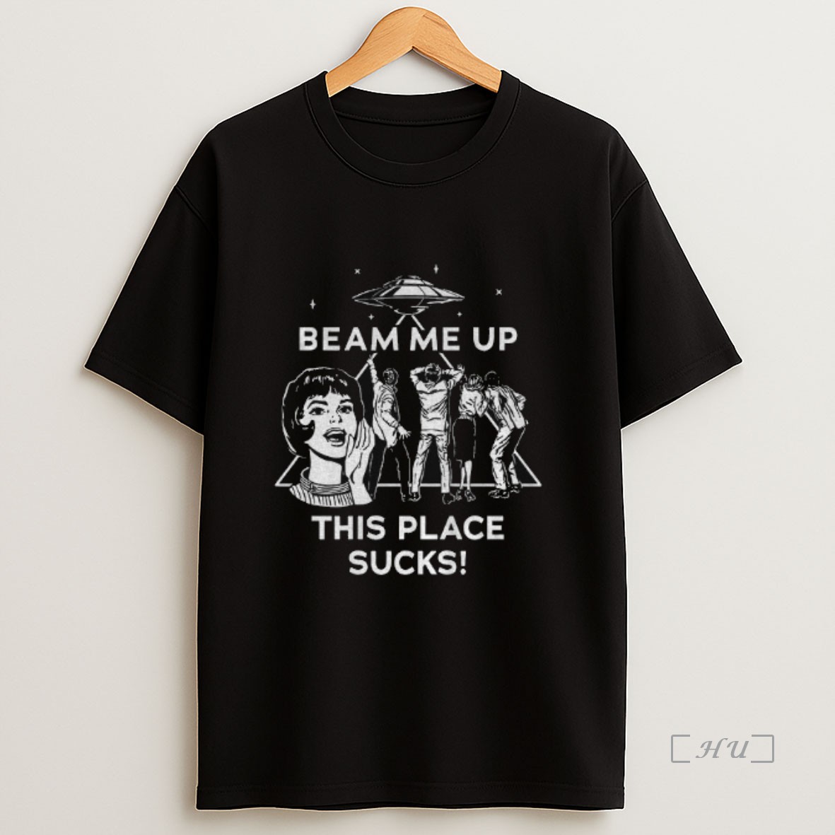 Officials Stranger Things Beam Me Up This Place Sucks Vintage Premium Shirt Sweatshirt Tee