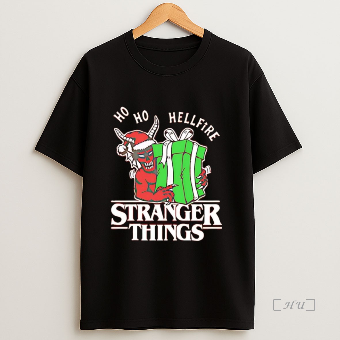Officials Stranger Things Ho Ho Hellfire Christmas Premium Shirt Sweatshirt Tee