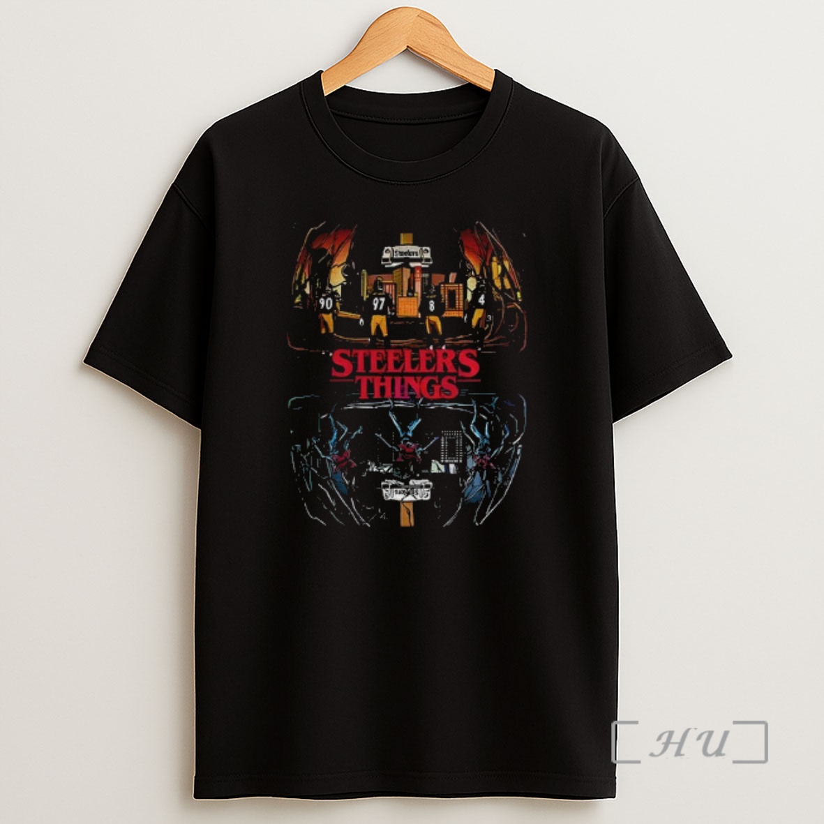Officials Stranger Things X Pittsburgh Steelers Nfl Football 2025 Happy Halloween Nfl Vintage Premium Shirt Sweatshirt Tee