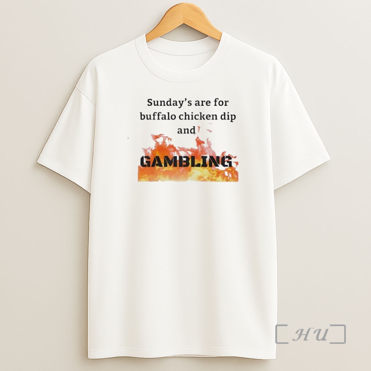Officials Sundays Are For Buffalo Chicken Dip And Gambling Premium Shirt Sweatshirt Tee