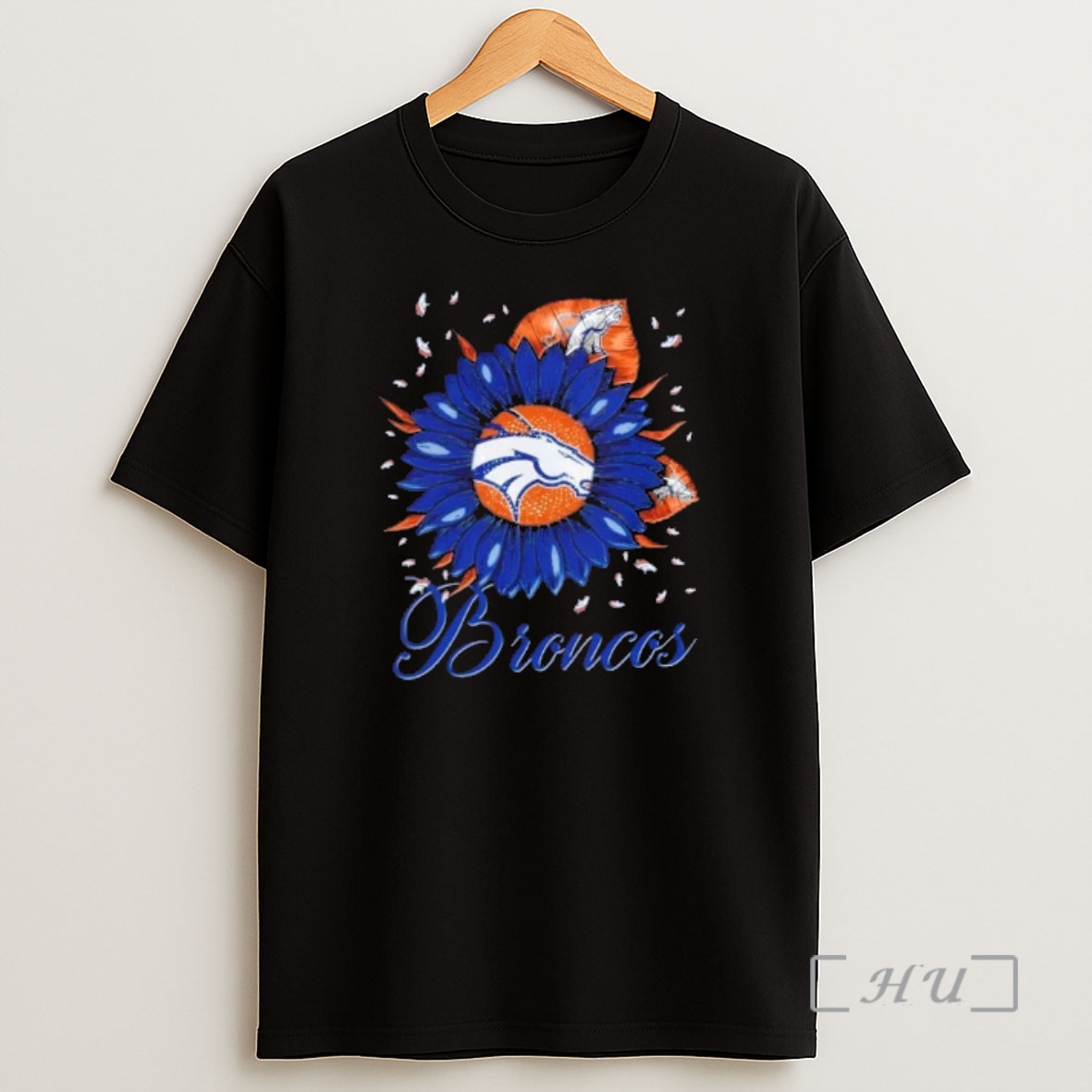 Officials Sunflower X Denver Broncos Football Logo Premium Shirt Sweatshirt Tee
