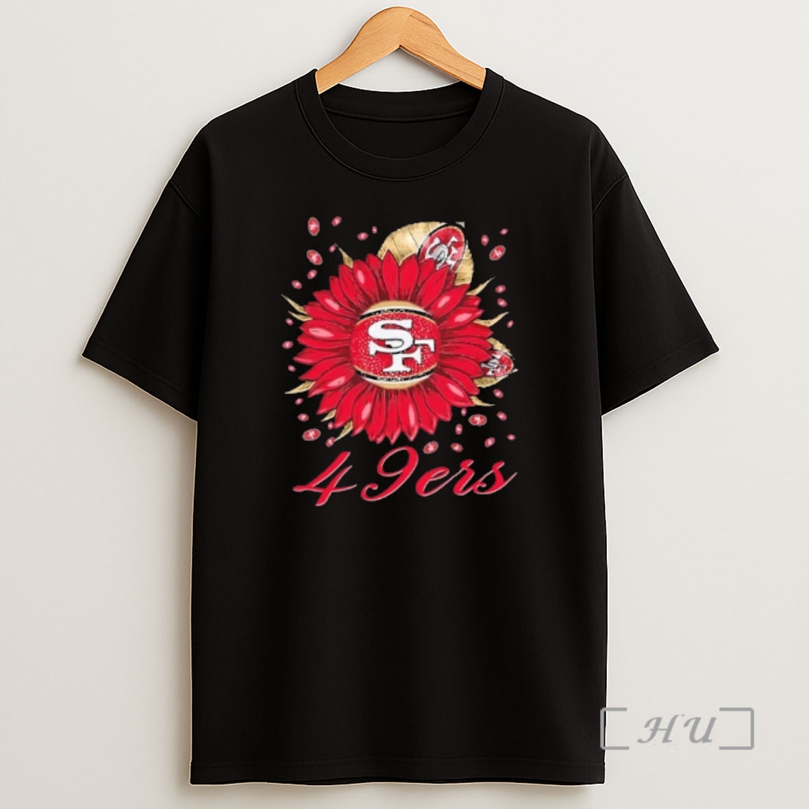 Officials Sunflower X San Francisco 49ers Football Logo Premium Shirt Sweatshirt Tee