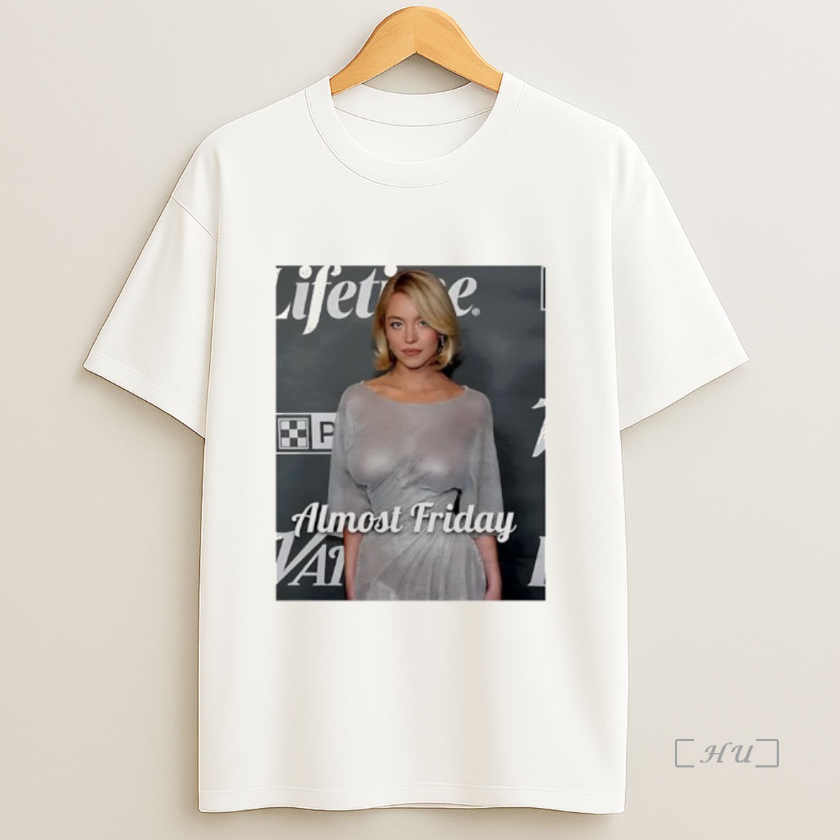 Officials Sydney Sweeney In See Through Almost Friday Photo Premium Shirt Sweatshirt Tee