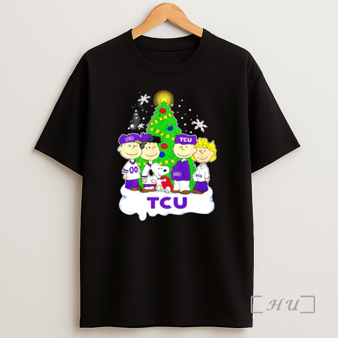 Officials Tcu Horned Frogs Snoopy And The Peanuts Christmas 2025 Premium Shirt Sweatshirt Tee