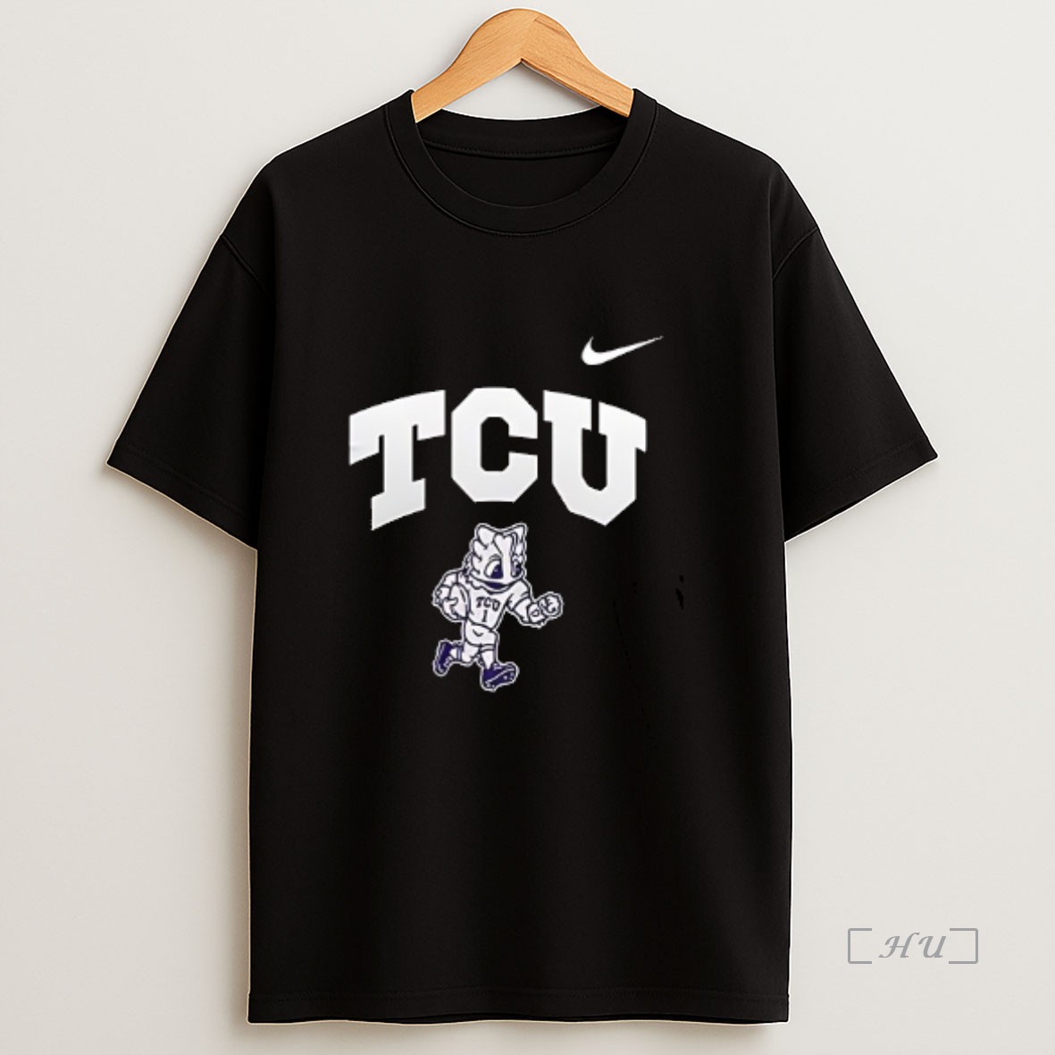 Officials Tcu Horned Frogs Super Frog Mascot Double Sided Graphic Premium Shirt Sweatshirt Tee