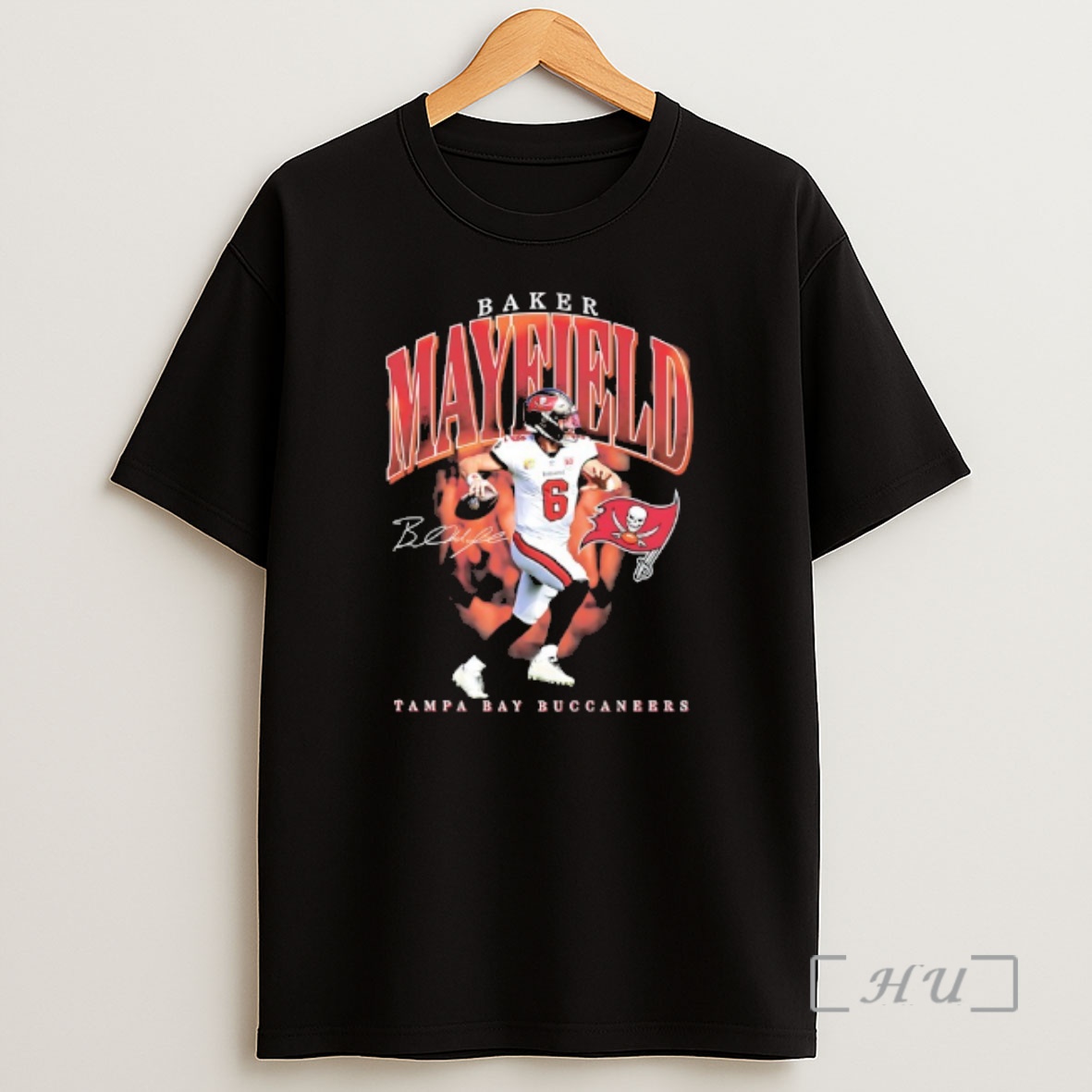 Officials Tampa Bay Buccaneers Baker Mayfield Player Signature Vintage Premium Shirt Sweatshirt Tee