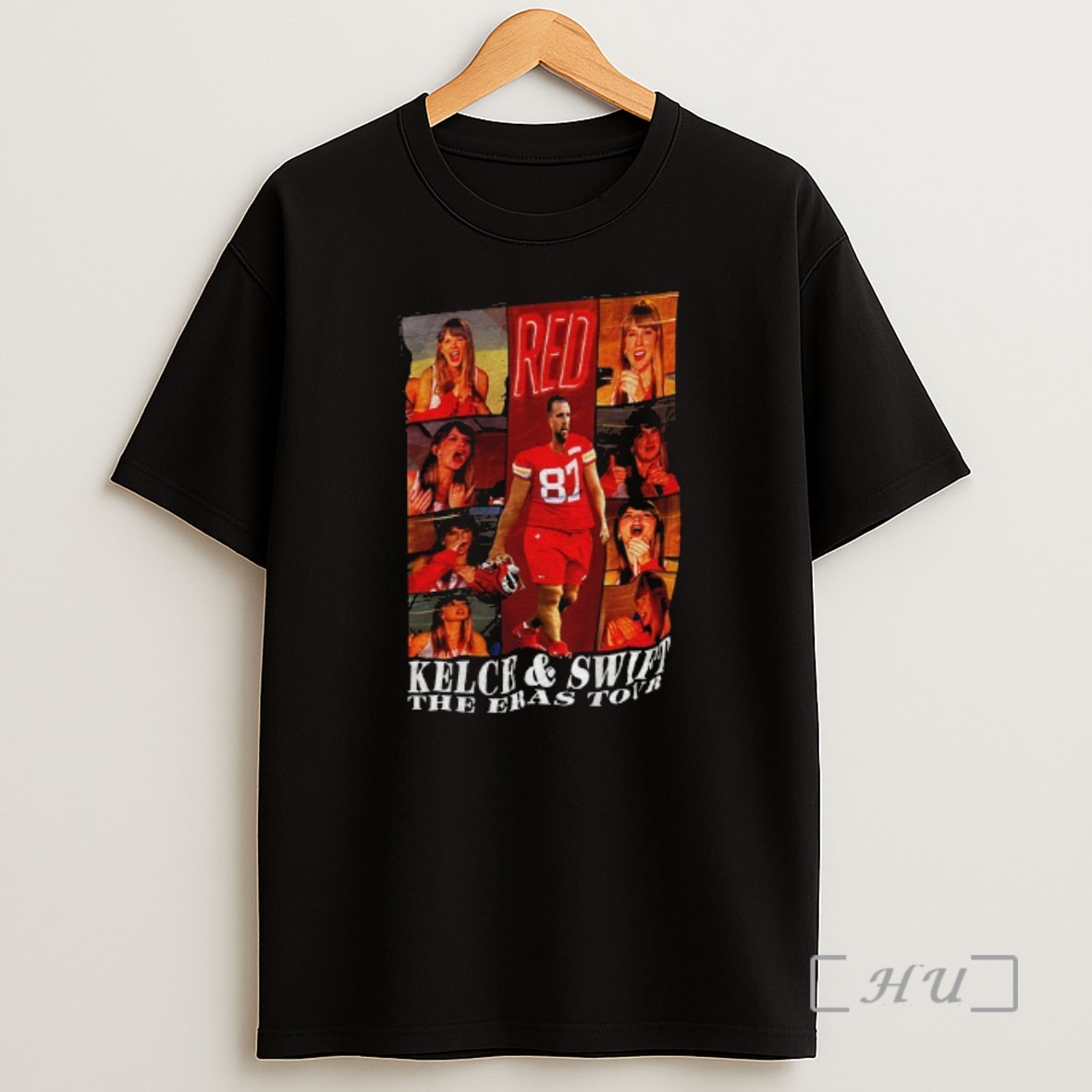 Officials Taylor Travis Kelce Kansas City Chiefs Football Red Kelce And Swift The Eras Tour Premium Shirt Sweatshirt Tee