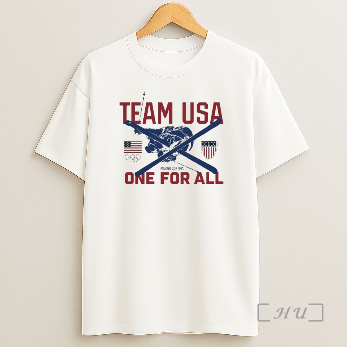 Officials Team Usa One For All Milano Cortina 2026 Winter Olympics Freestyle Skiing Premium Shirt Sweatshirt Tee