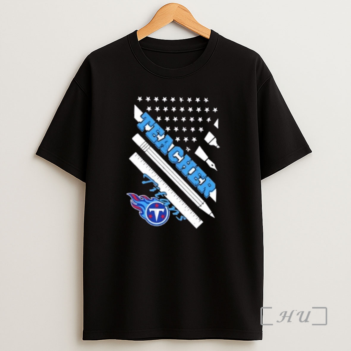 Officials Tennessee Titans Football X Teacher American Flag Premium Shirt Sweatshirt Tee