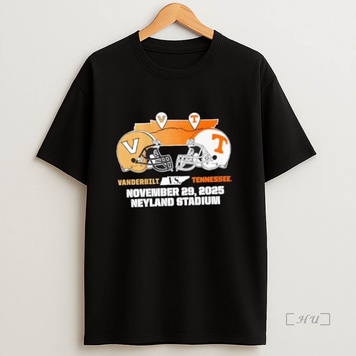 Officials Tennessee And Vanderbilt 25 Matchup Football Helmets Premium Shirt Sweatshirt Tee
