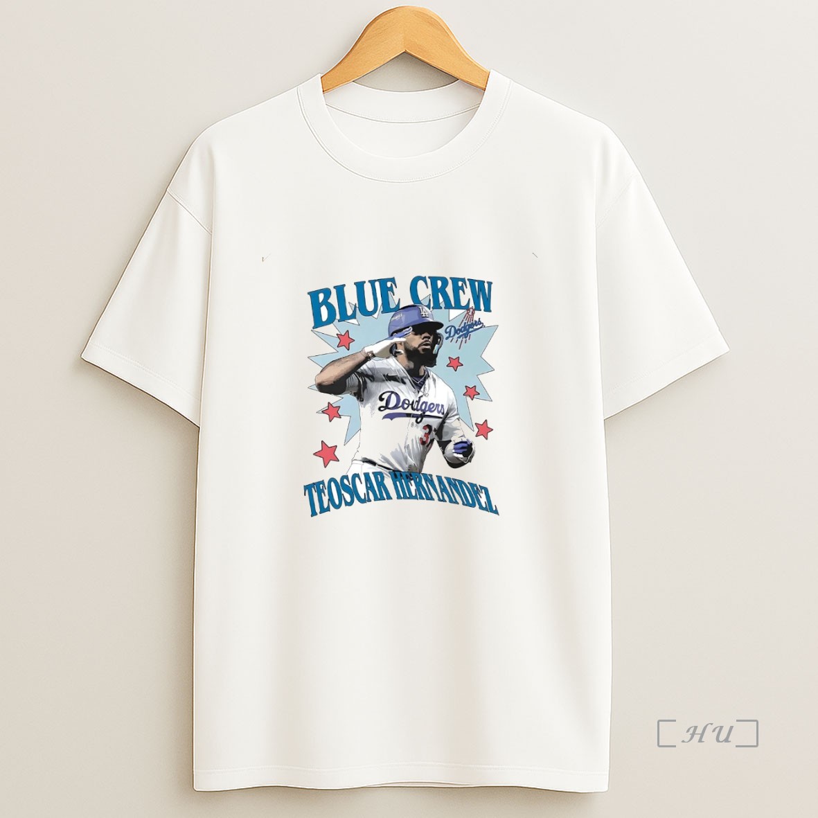 Officials Teoscar Hernandez Blue Crew Dodgers Premium Shirt Sweatshirt Tee