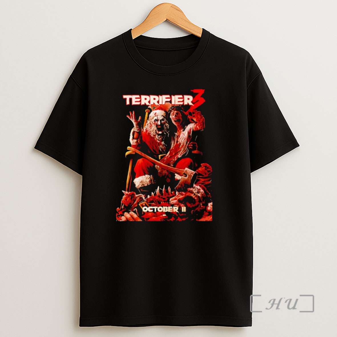 Officials Terrifier 3 October Santa Christmas Premium Shirt Sweatshirt Tee