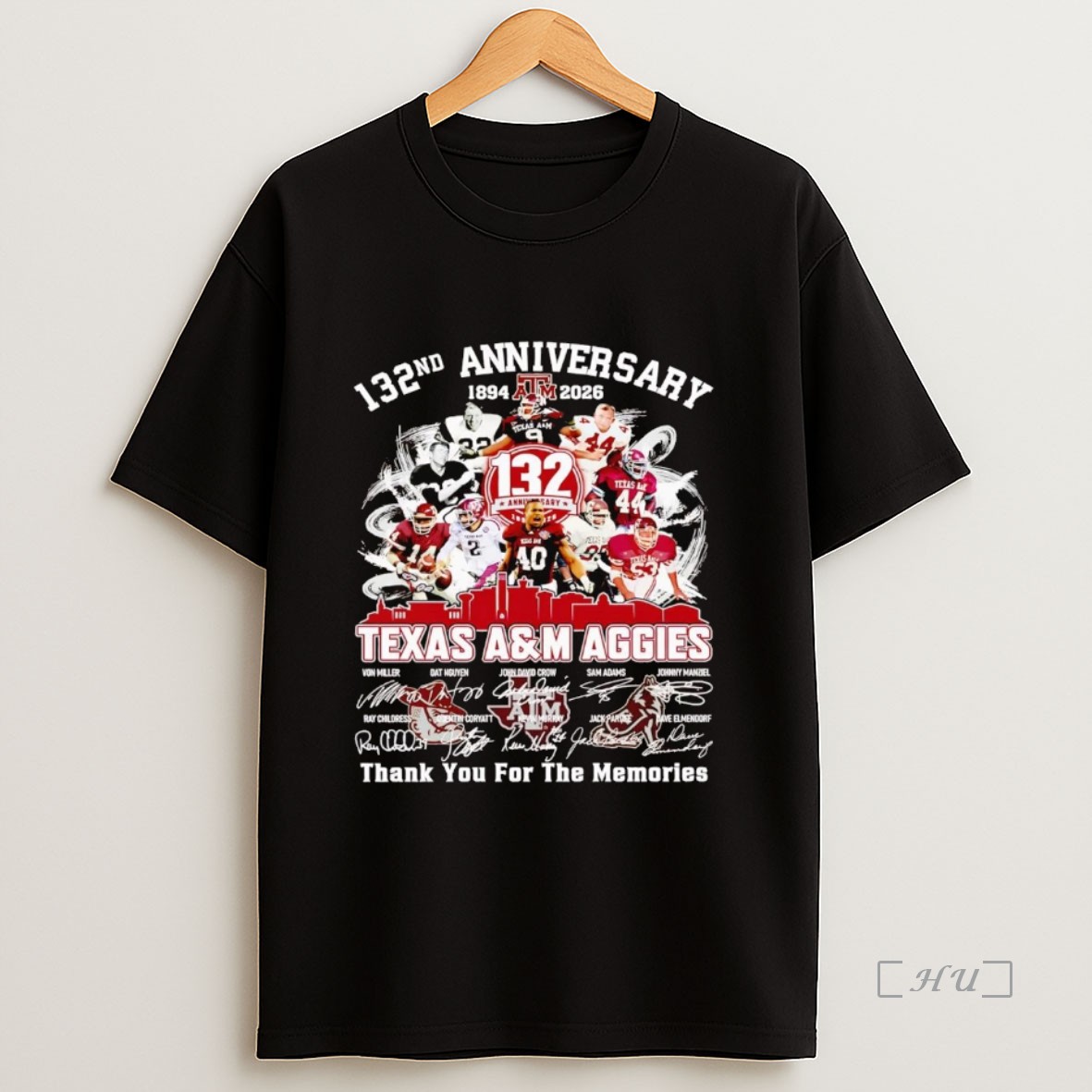 Officials Texas Am Aggies 132nd Anniversary 2026 Thank You For The Memories Premium Shirt Sweatshirt Tee