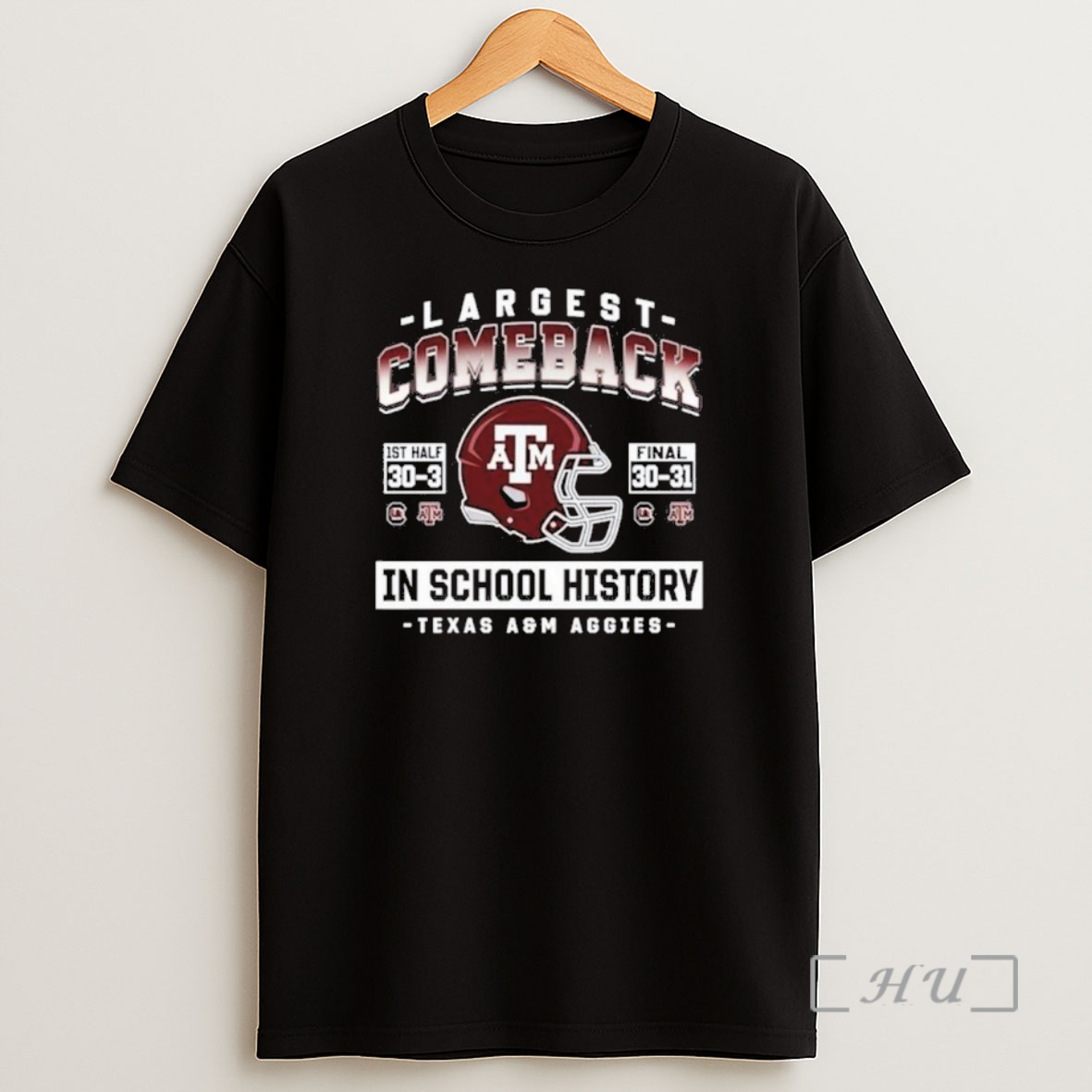 Officials Texas Am Aggies Largest Comeback In School History 2025 Premium Shirt Sweatshirt Tee