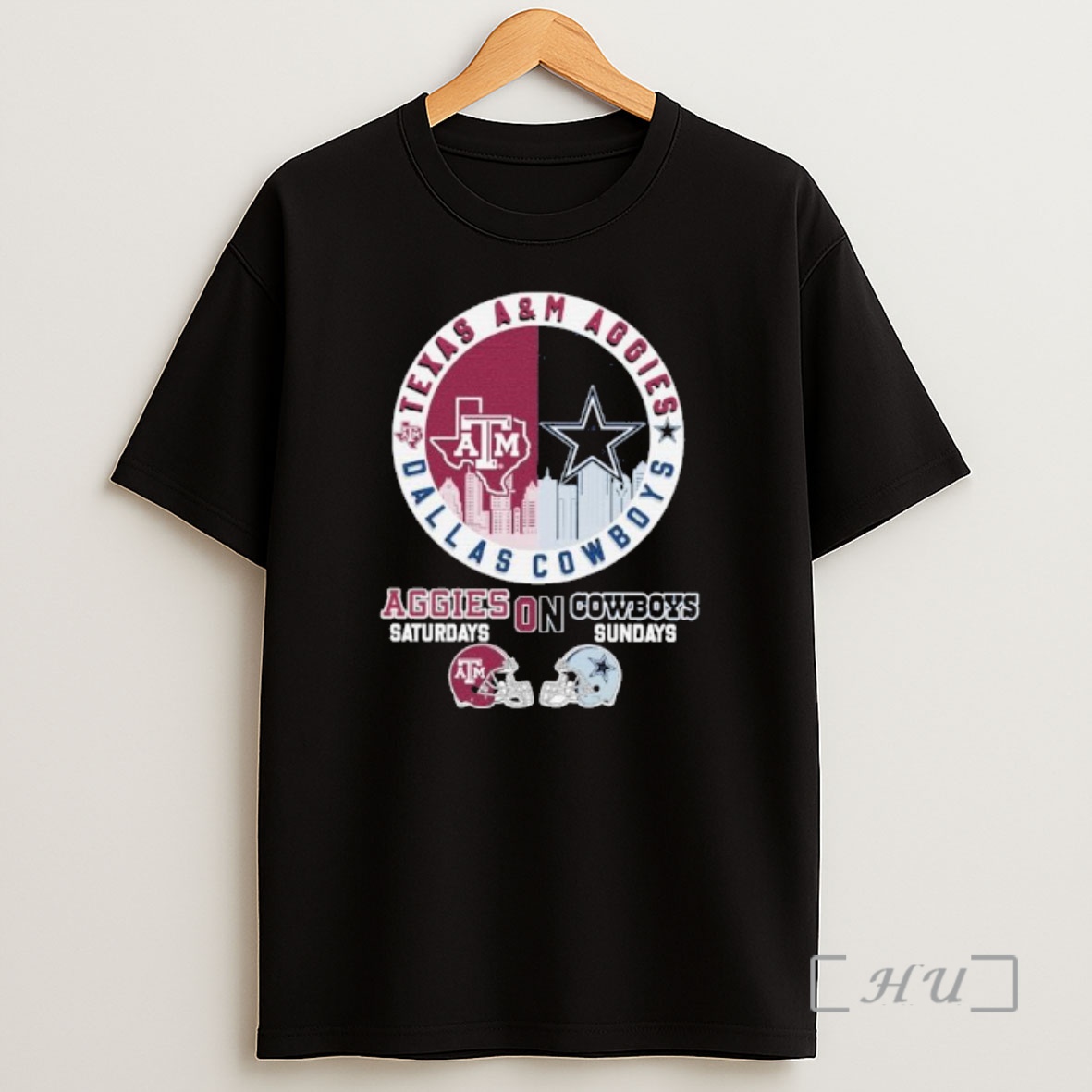 Officials Texas Am And Cowboys On Saturdays On Sundays Logo Premium Shirt Sweatshirt Tee