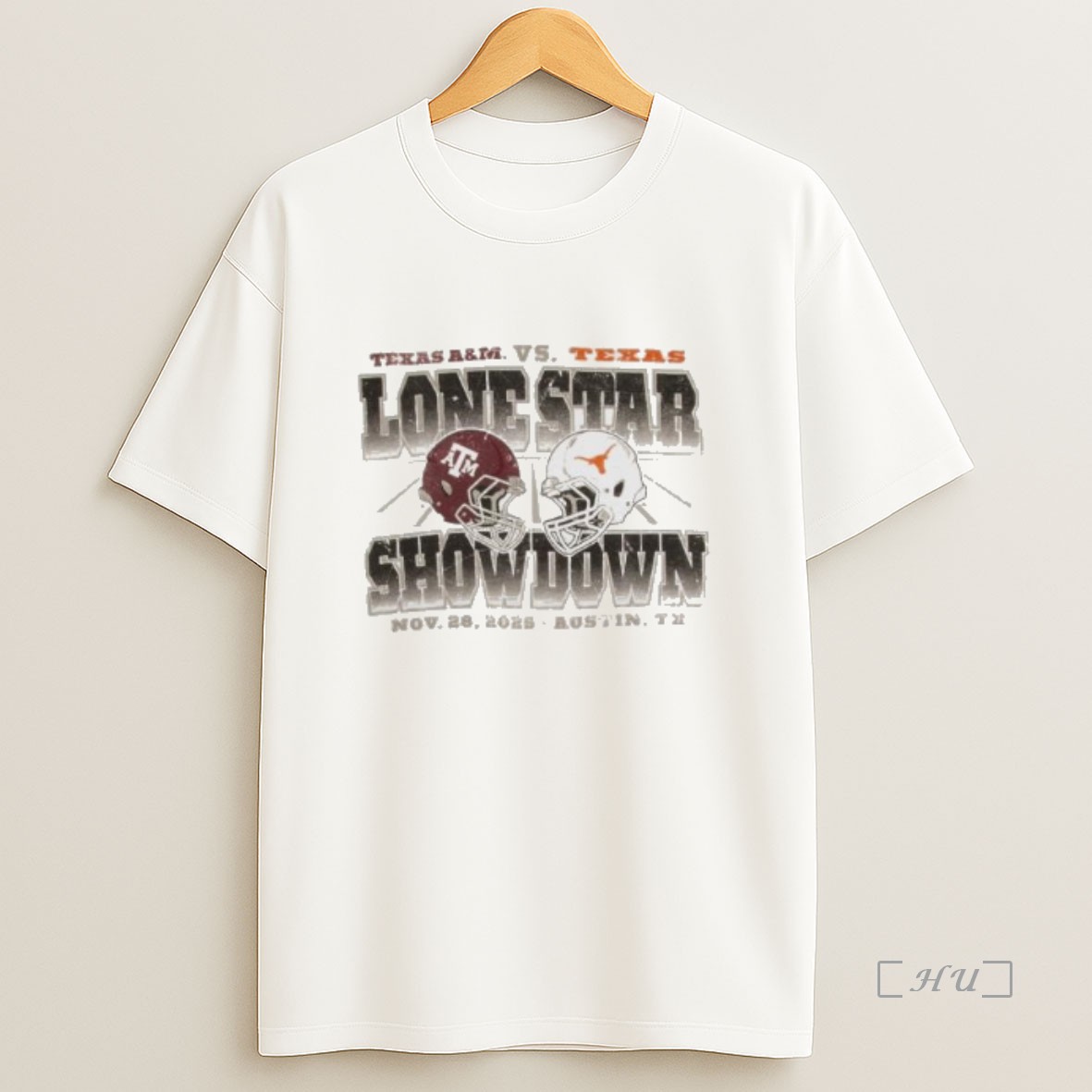 Officials Texas Am Vs Texas Longhorns Champion Tri Blend Lone Star Showdown November 28 2025 Premium Shirt Sweatshirt Tee