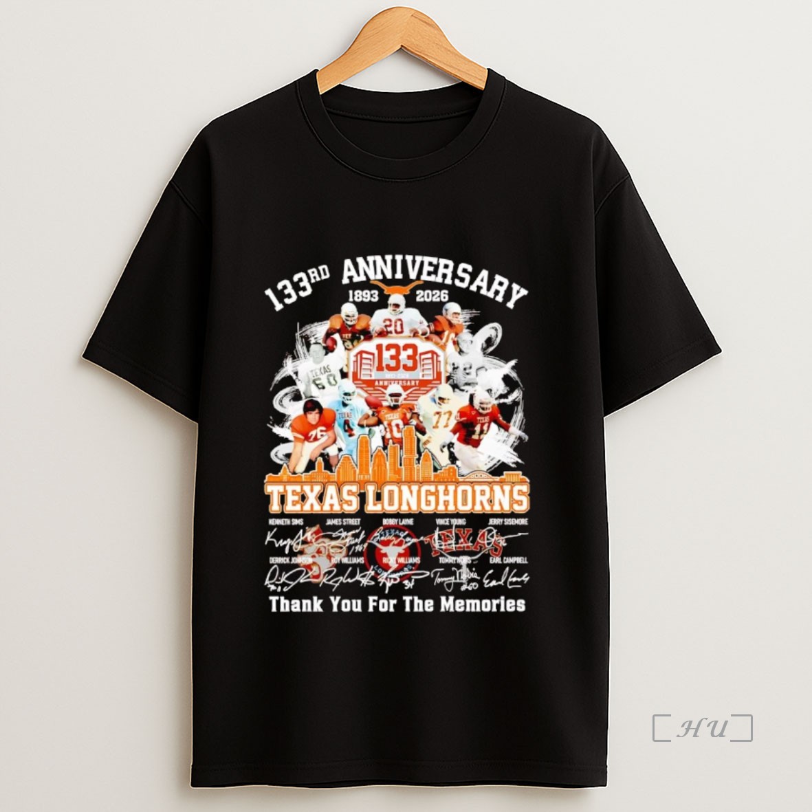 Officials Texas Longhorns 133rd Anniversary 2026 Thank You For The Memories Premium Shirt Sweatshirt Tee