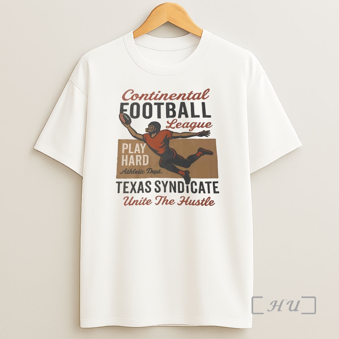Officials Texas Syndicate Play Hard Athletic Dept Continental Football League Premium Shirt Sweatshirt Tee