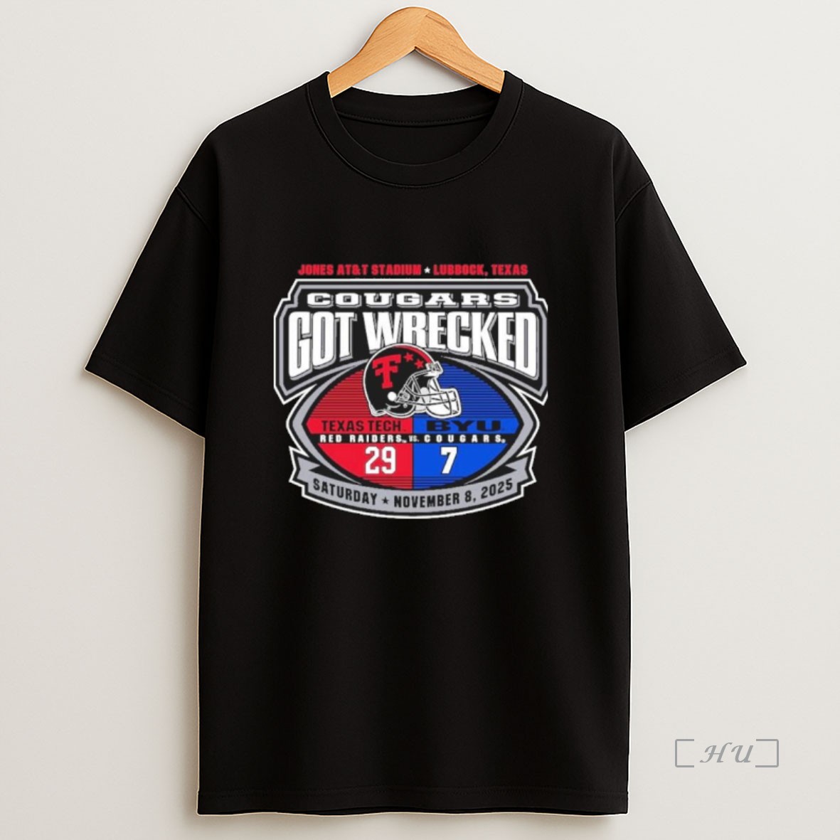 Officials Texas Tech 2025 Wrecked Byu Gameday Score Premium Shirt Sweatshirt Tee