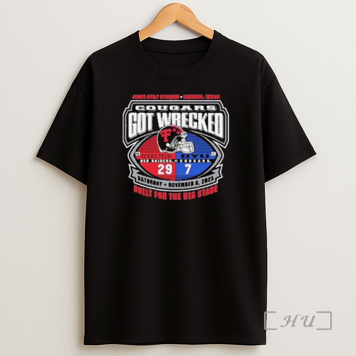 Officials Texas Tech Beat Byu Cougars Got Wrecked Built For The Big State Premium Shirt Sweatshirt Tee