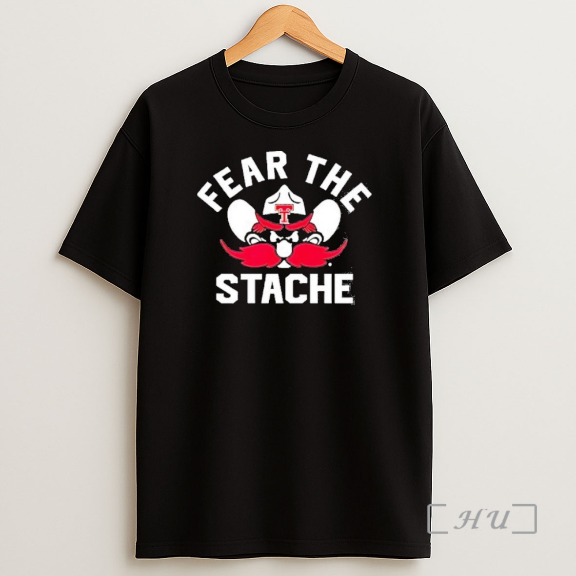 Officials Texas Tech Red Raiders Football Fear The Stache Premium Shirt Sweatshirt Tee