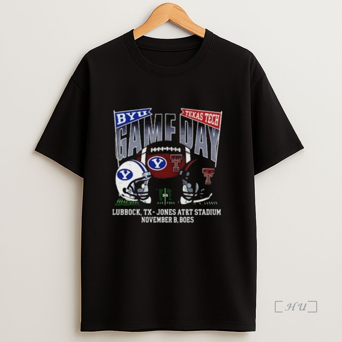 Officials Texas Tech Red Raiders Football Vs Byu Cougars Game Day Lubbock Tx Jones Atrt Stadium Nevember B Boes Long Sleve Premium Shirt Sweatshirt Tee