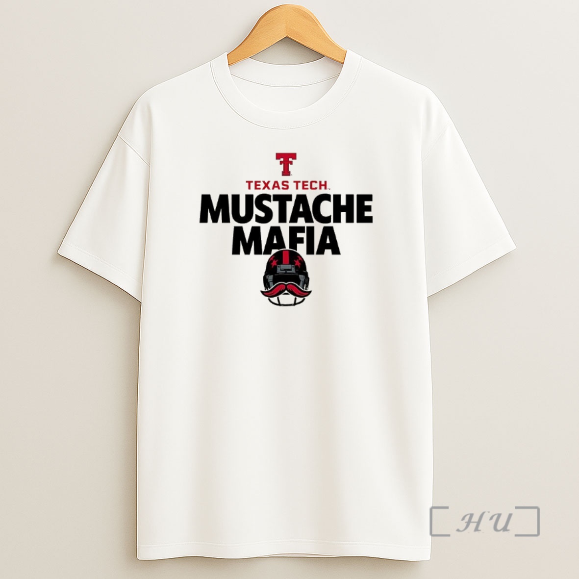 Officials Texas Tech Red Raiders Football Mustache Mafia Logo Premium Shirt Sweatshirt Tee