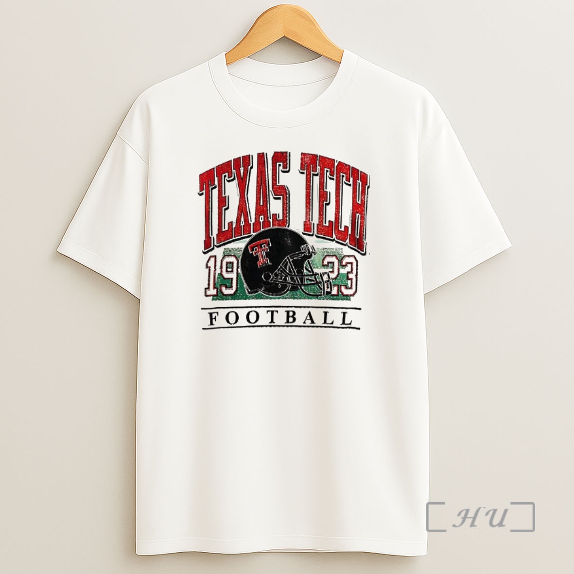 Officials Texas Tech Red Raiders Football Est 1923 Helmet On Field Premium Shirt Sweatshirt Tee