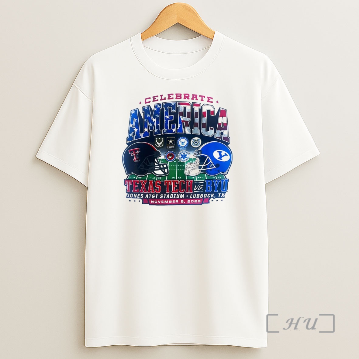 Officials Texas Tech Red Raiders Vs Byu Cougars Celebrate America 2025 Premium Shirt Sweatshirt Tee